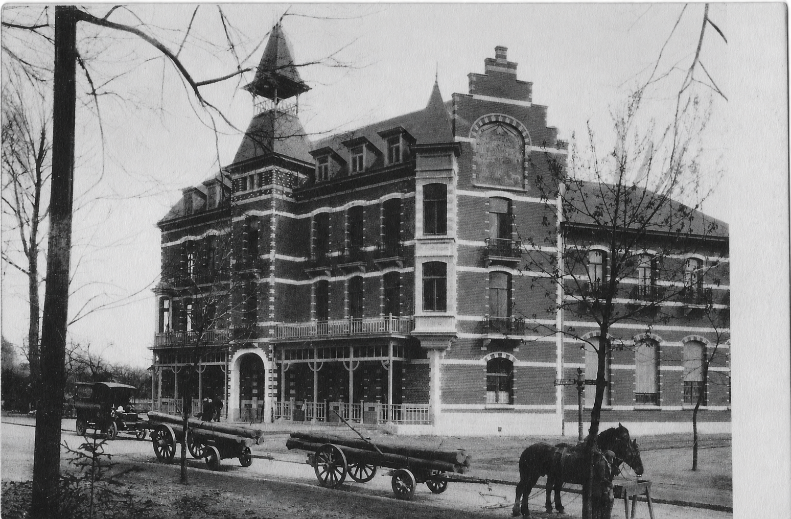 Restaurant du Prince Léopold sur la route de Groenendael — carte postale ancienne
