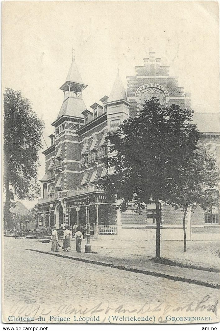 Le Château Prince Léopold à l'époque de l'hôtel-restaurant